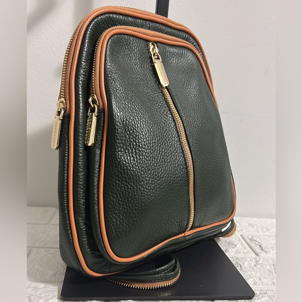 LIKE NEW | MADE IN ITALY | CONVERTIBLE BACKPACK SLING ADJUSTABLE ZIP SHOULDER - Picture 4 of 6